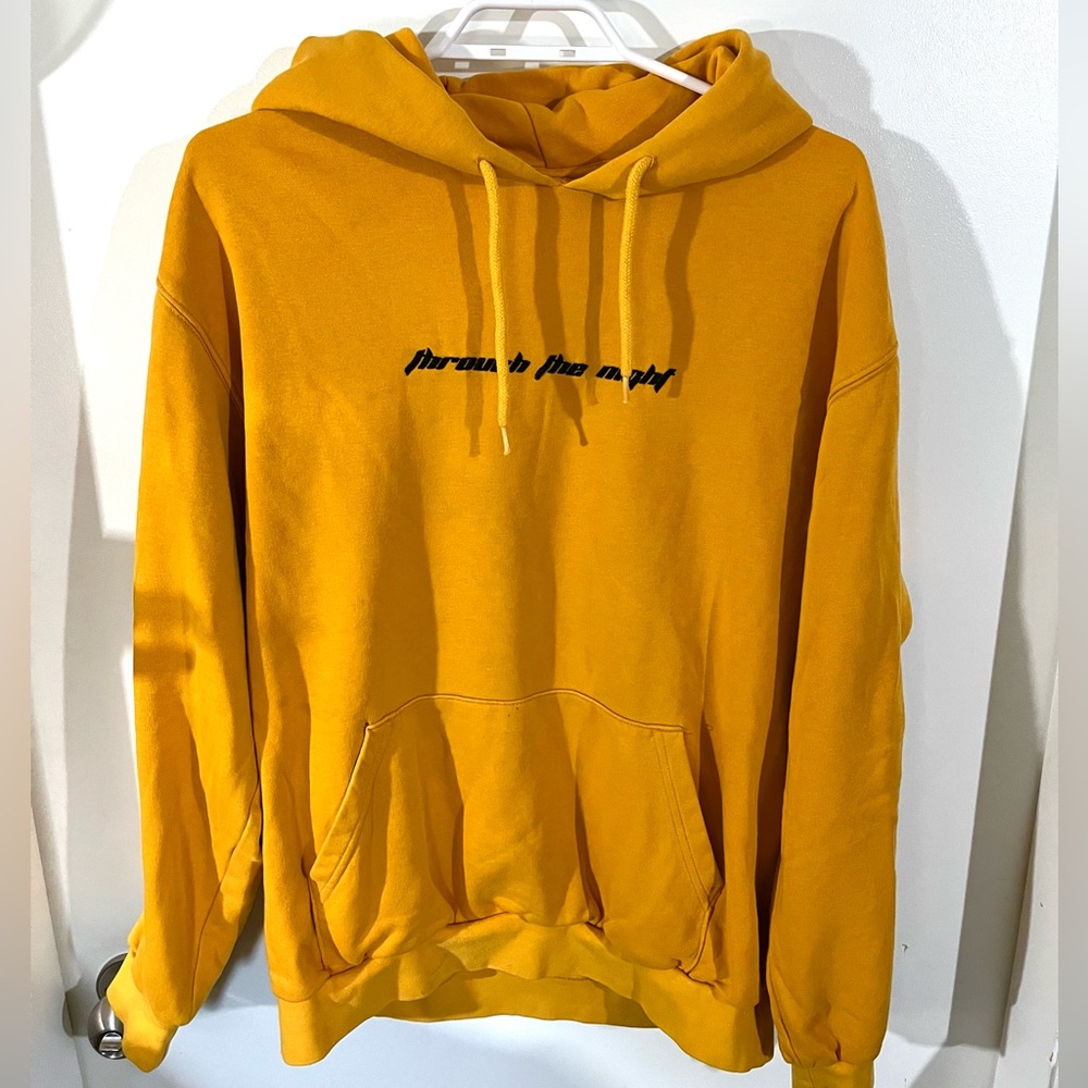 H&M Yellow Hoodie “through the night”